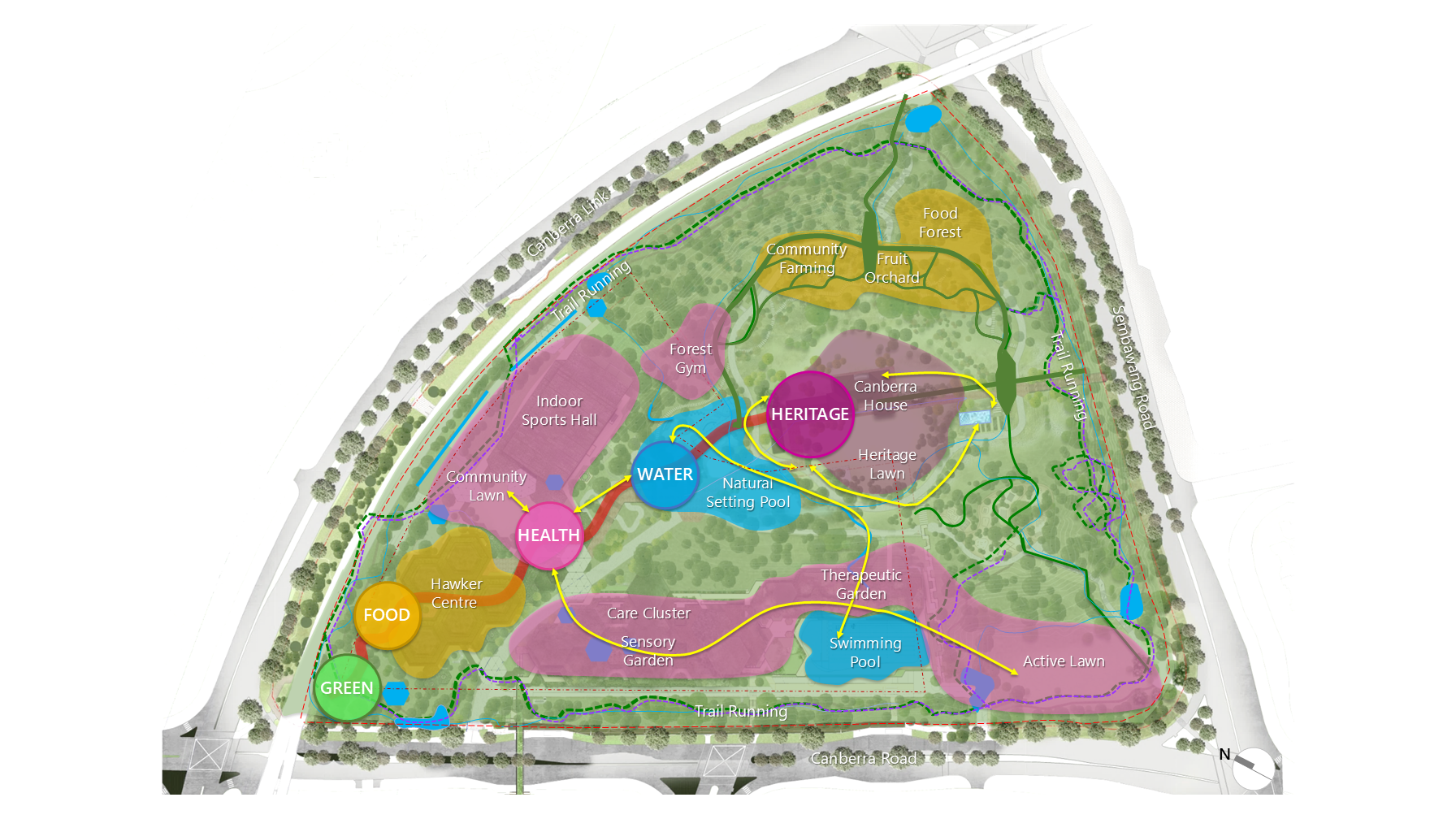 Layout of Bukit Canberra